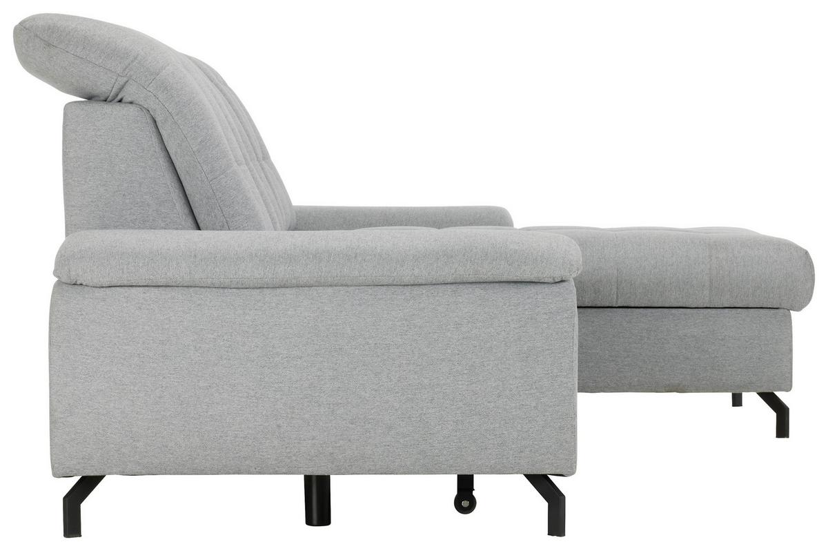 Sarokkanapé Como Mini - szürke, Modern (263/106/167cm) - Mömax