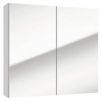 SZAFKA Z LUSTREM LOCCA SPS 65 CM - biały, Basics, materiał drewnopochodny/szkło (65/60/15cm) - MID.YOU