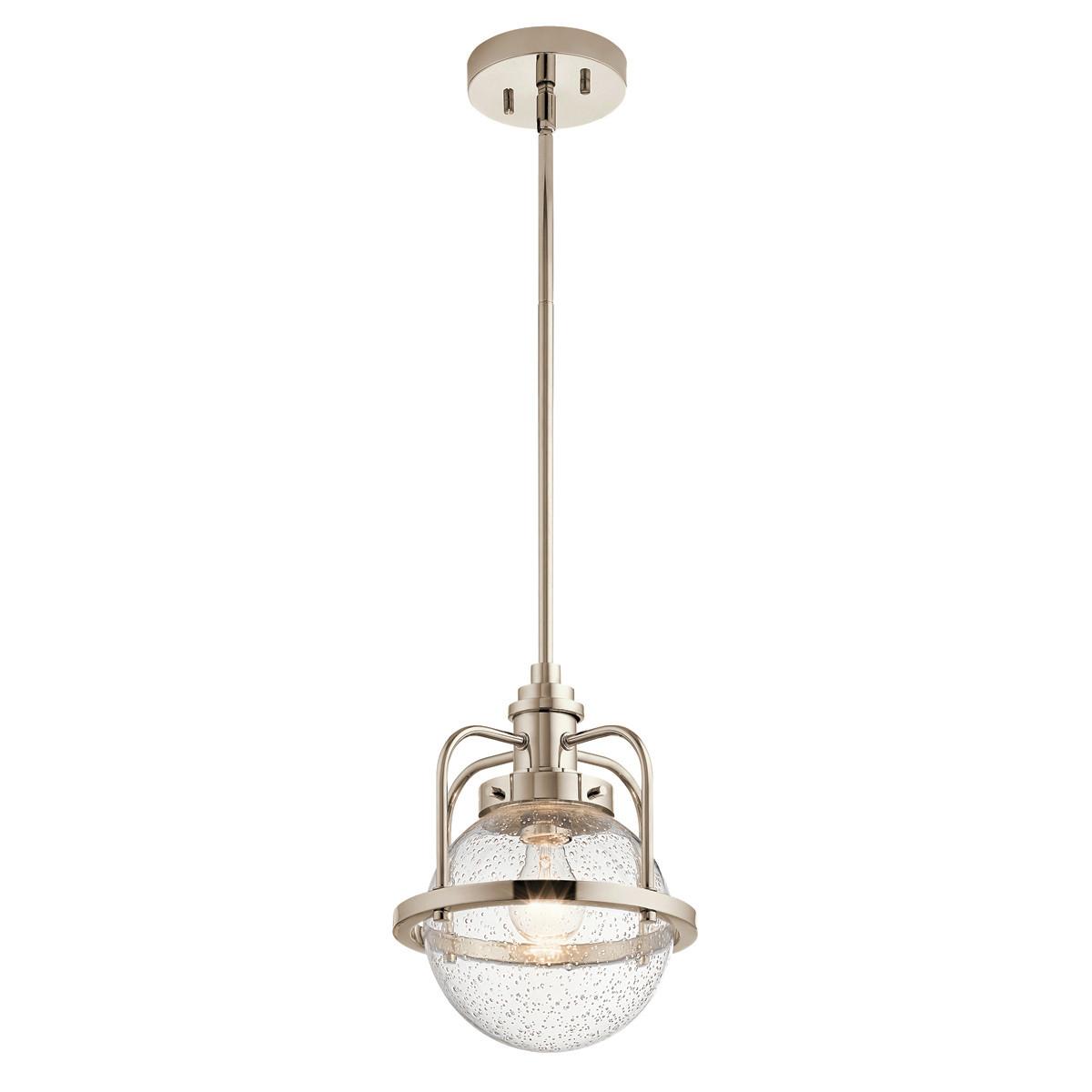 Viseća Svjetiljka Triocent - boje nikla, Konvencionalno, staklo/metal (24/37.6cm) - Elstead Lighting