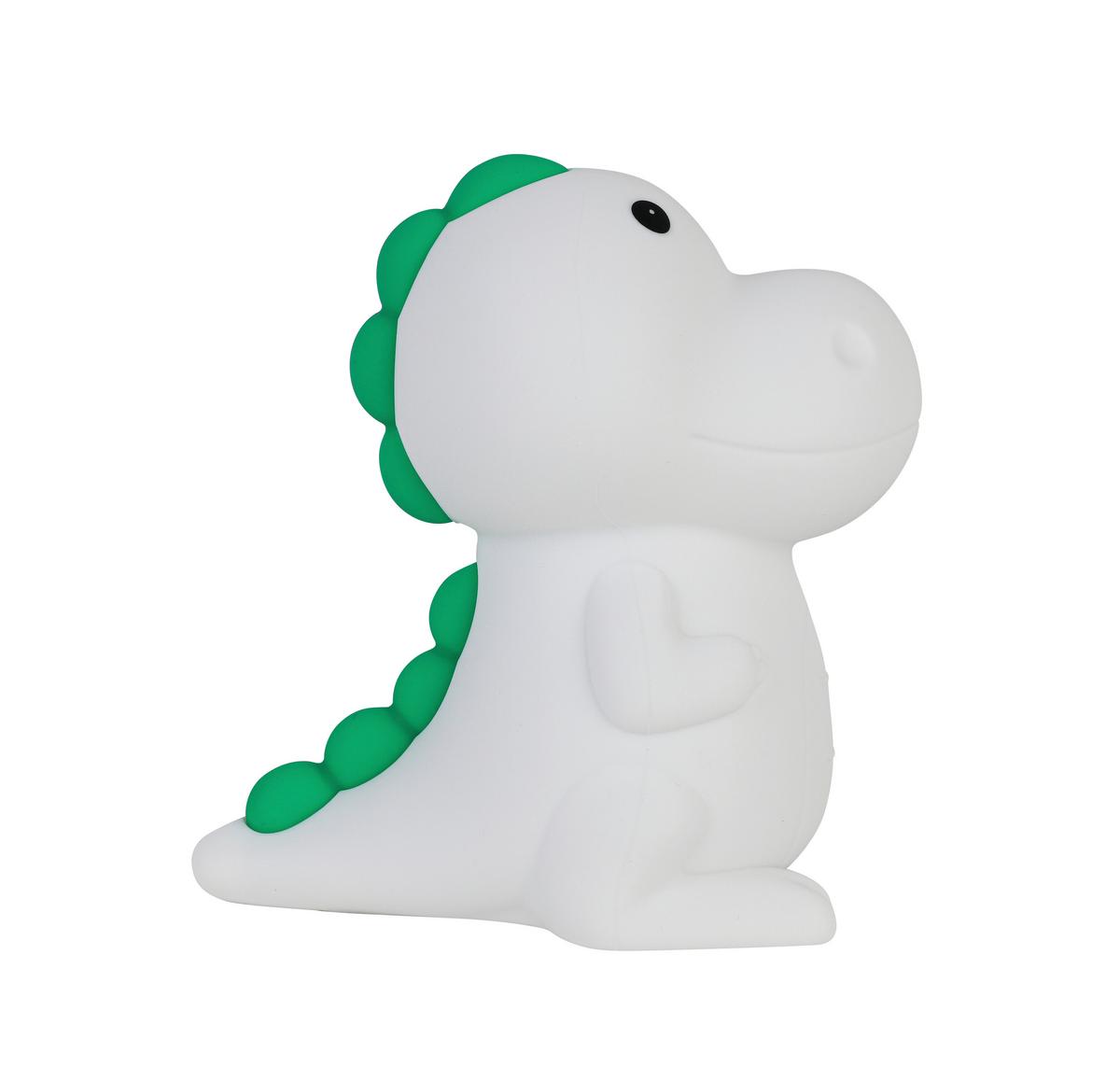 Nočna Lučka Dino - bela, Moderno, umetna masa (8,5/13,8/13,5cm) - Mömax