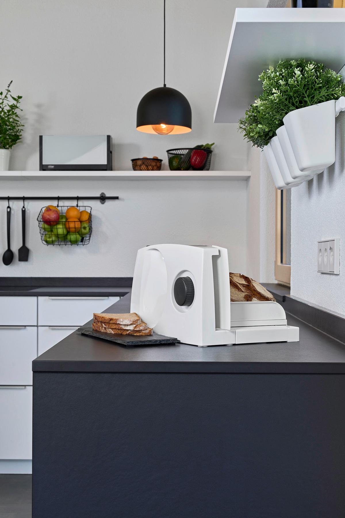 KRAJALNICA UNIWERSALNA 501.000 - biały wysoki połysk, Basics, tworzywo sztuczne/metal (34,8 cm/24/21,5 cmcm)