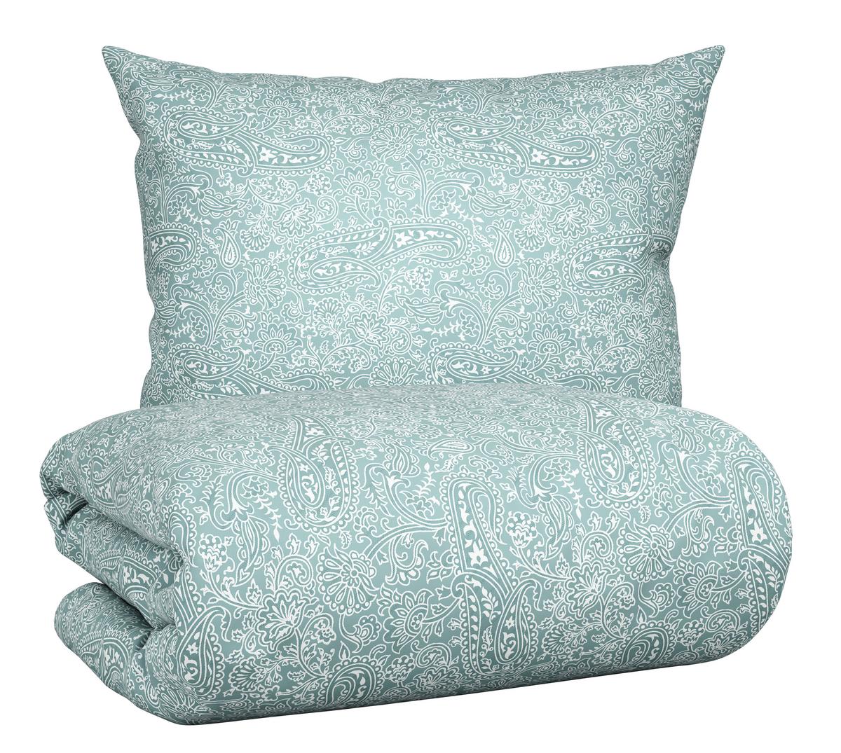 BETTWÄSCHESET LAYLA - Blau, Konventionell, Textil (160/210cm) - Modern Living