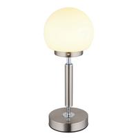 LED-TISCHLEUCHTE 21033N - Weiss/Opal, Basics, Glas/Kunststoff (11,5/28,5cm) - Globo