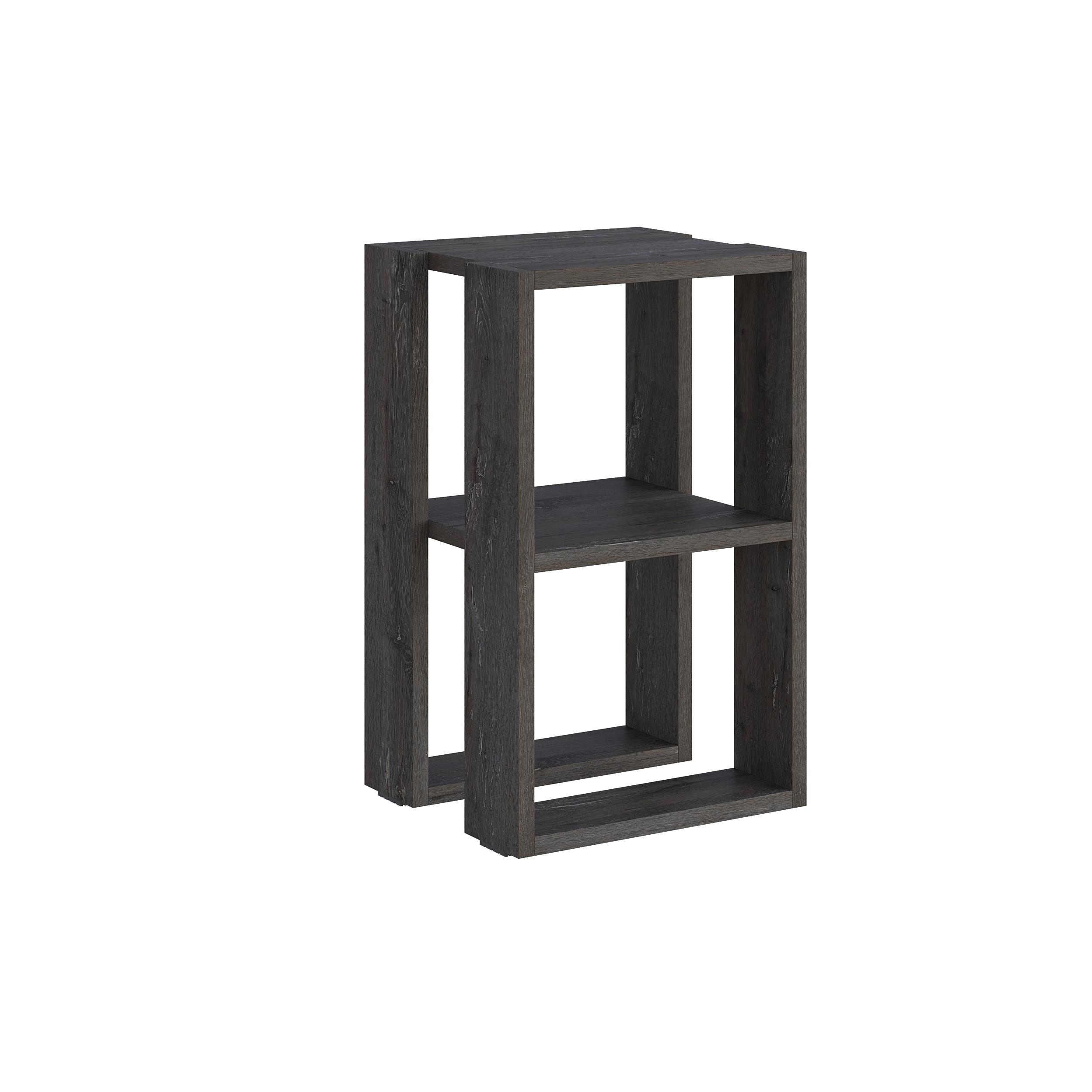 Nachttisch Lonie ca. 35x55x30 cm Dunkelbraun - Dunkelbraun, Design, Holzwerkstoff (34/30/55cm) - Livetastic