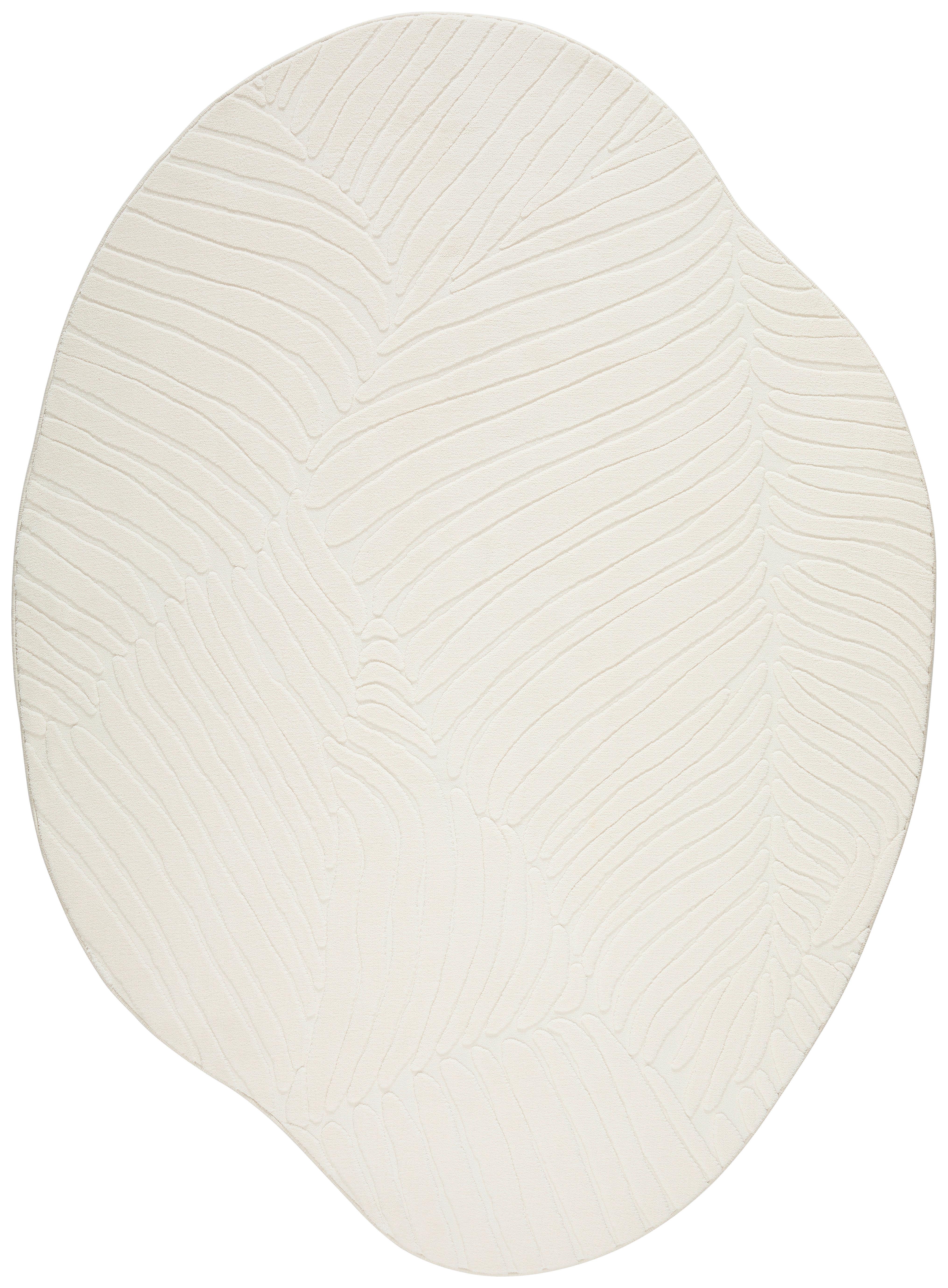 DYWAN TKANY ELLIPSE - beżowy, Design, tworzywo sztuczne (120/160cm) - Novel