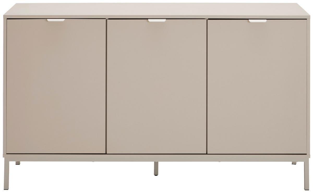 KOMODA SZEROKA HINDUKUSZ - kaszmir, Design, materiał drewnopochodny/metal (140/80/40cm) - MID.YOU