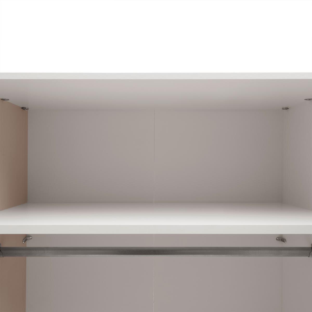 Drehtürenschrank Siena Kaschmir - Kaschmir/Chromfarben, KONVENTIONELL, Glas/Holzwerkstoff (300/212/57cm) - Premium Living