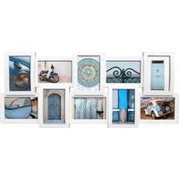 RAMKA NA ZDJĘCIA KOLAŻ 640424*MB* - biały, Basics, tworzywo sztuczne/szkło (73/31/3,5cm)