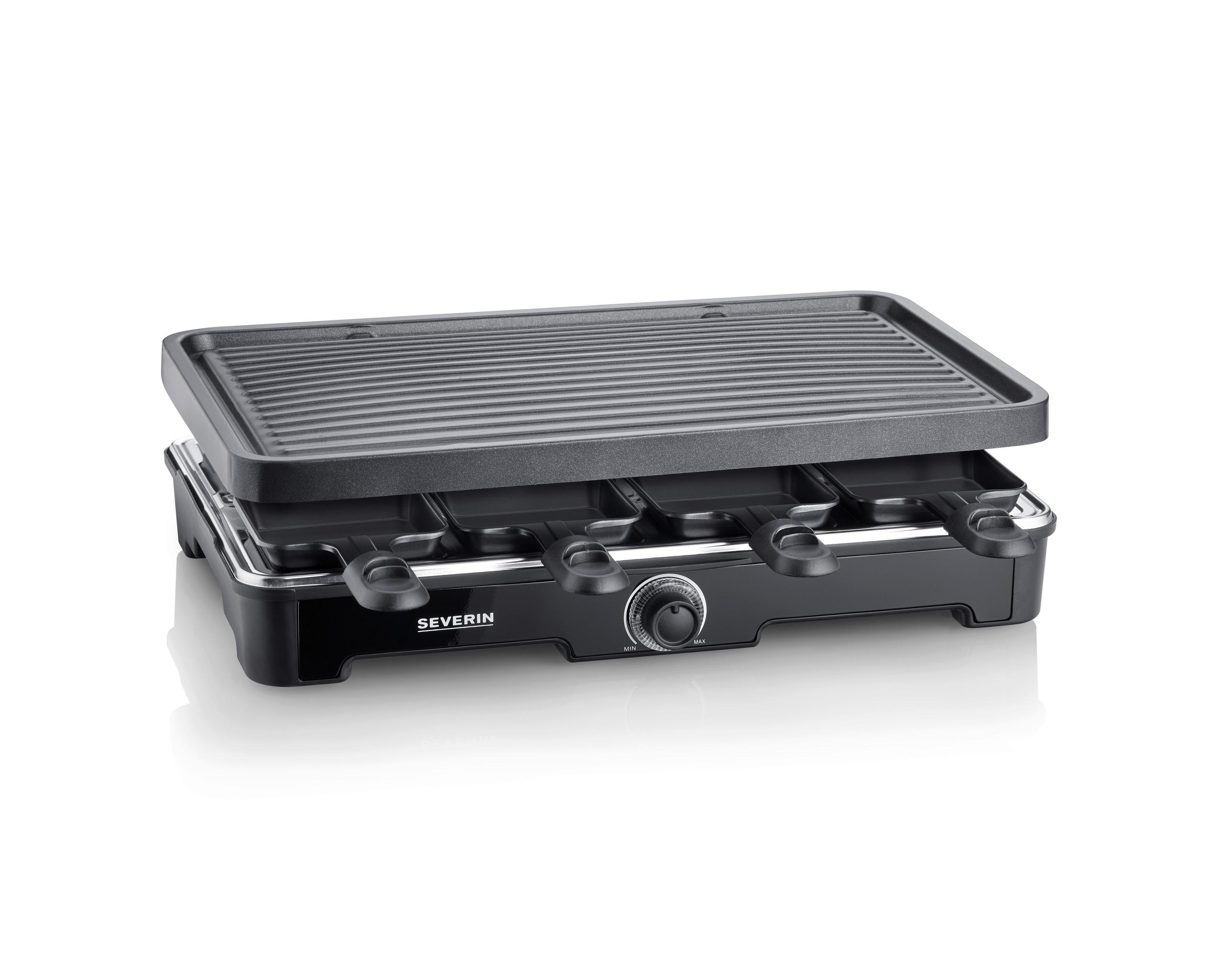 GRILL RACLETTE RG 9670 - czarny, Basics, tworzywo sztuczne - Severin