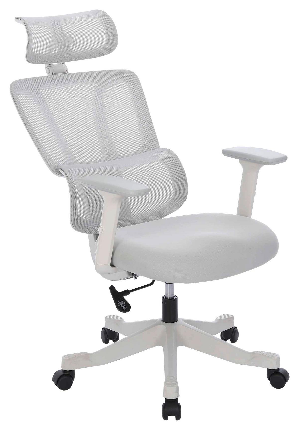 Uredska Stolica Triton - siva, Moderno, drvo/metal (67,5/120/128/63,5cm) - Premium Living