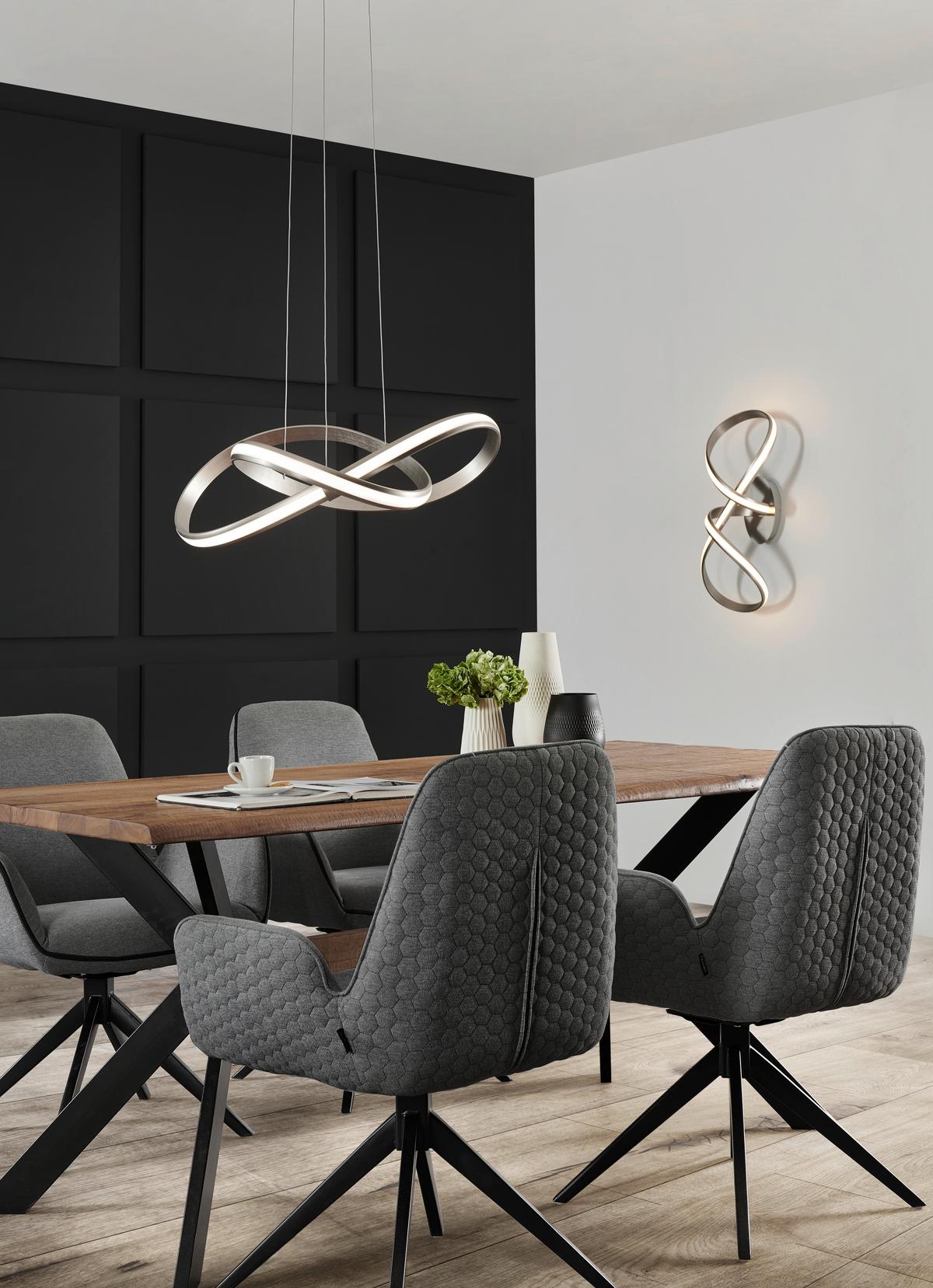 LAMPA SUFITOWA LED 18431-55 LOLASMART-MELINDA - biały/kolor aluminiowy, Design, tworzywo sztuczne/metal (64/25/25cm)
