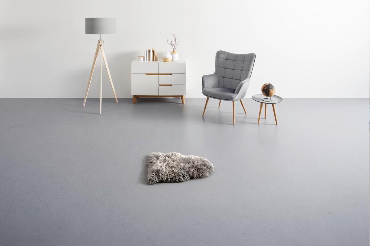 Ovčja Koža Emma -Akt- - svetlo siva, tekstil (45/60cm) - Modern Living