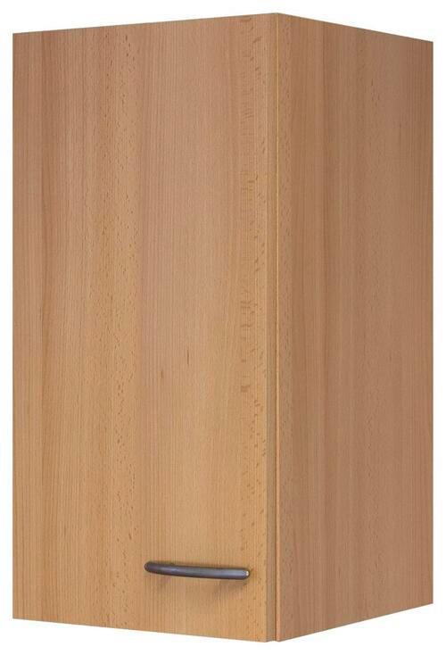 Küchenoberschrank in Buchefarbe 'Nano' - Edelstahlfarben/Buchefarben, MODERN, Holzwerkstoff/Kunststoff (30/54/32cm) - FlexWell