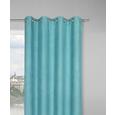 Zavesa Z Obročki Velours -top- - turkizna, Konvencionalno, tekstil (140/245cm) - Mömax modern living Zavesa Z Obročki Velours -top- - turkizna, Konvencionalno, tekstil (140/245cm) - Mömax modern living