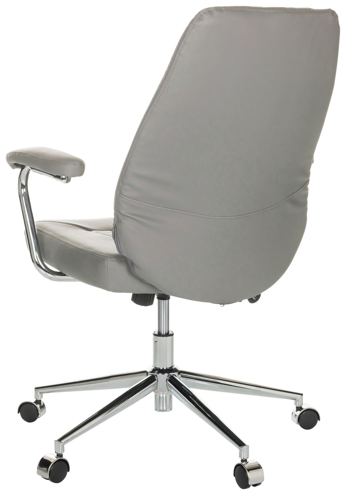 Pisarniški Stol Theo I, Siva - siva, Basics, kovina/umetna masa (68/96-103/68cm) - MID.YOU