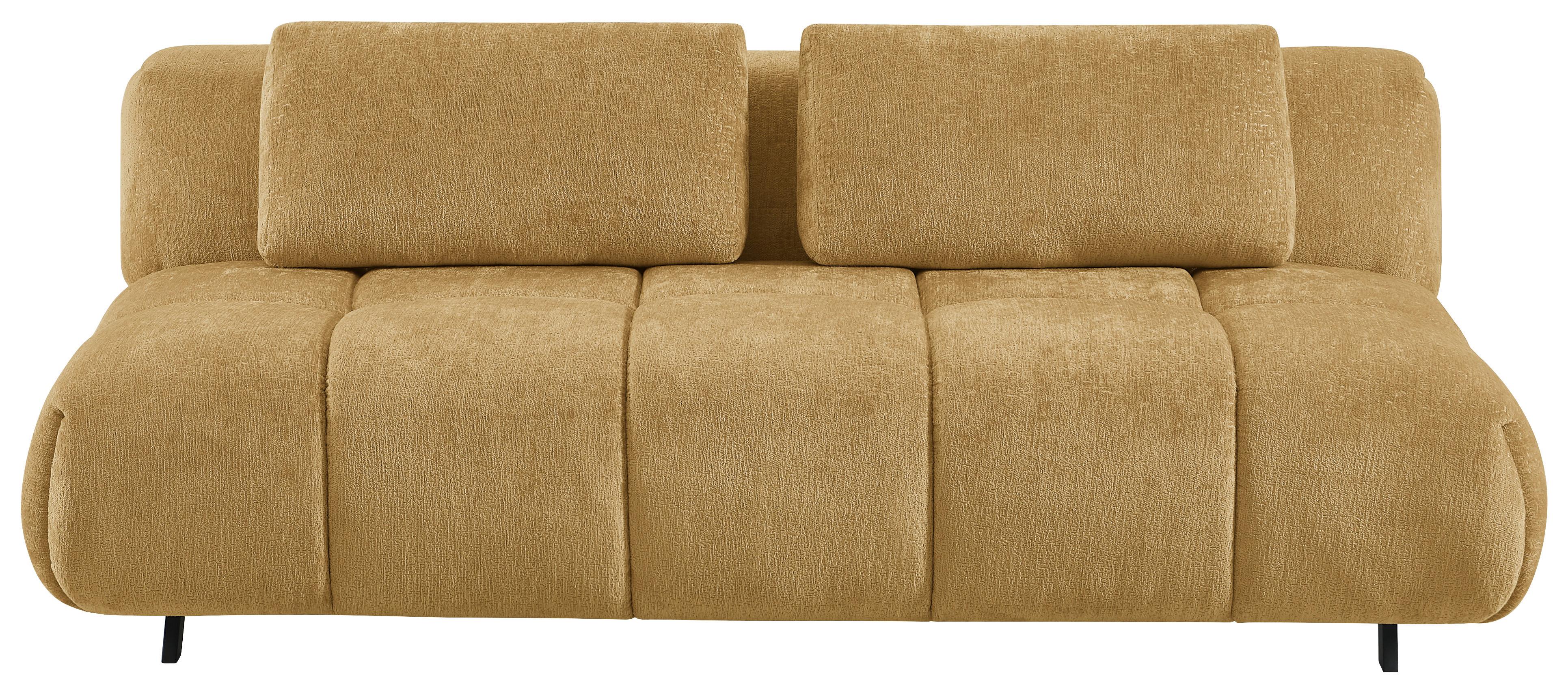 Sofa Ares - žuta/crna, Moderno, drvo/metal (193/72/109cm) - Mömax