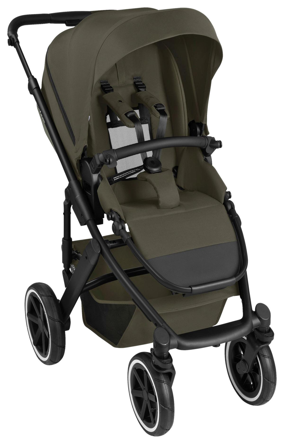 WÓZEK DZIECIĘCY SALSA 5 AIR - szarobrązowy, Basics (63/118/95.5cm) - ABC Design