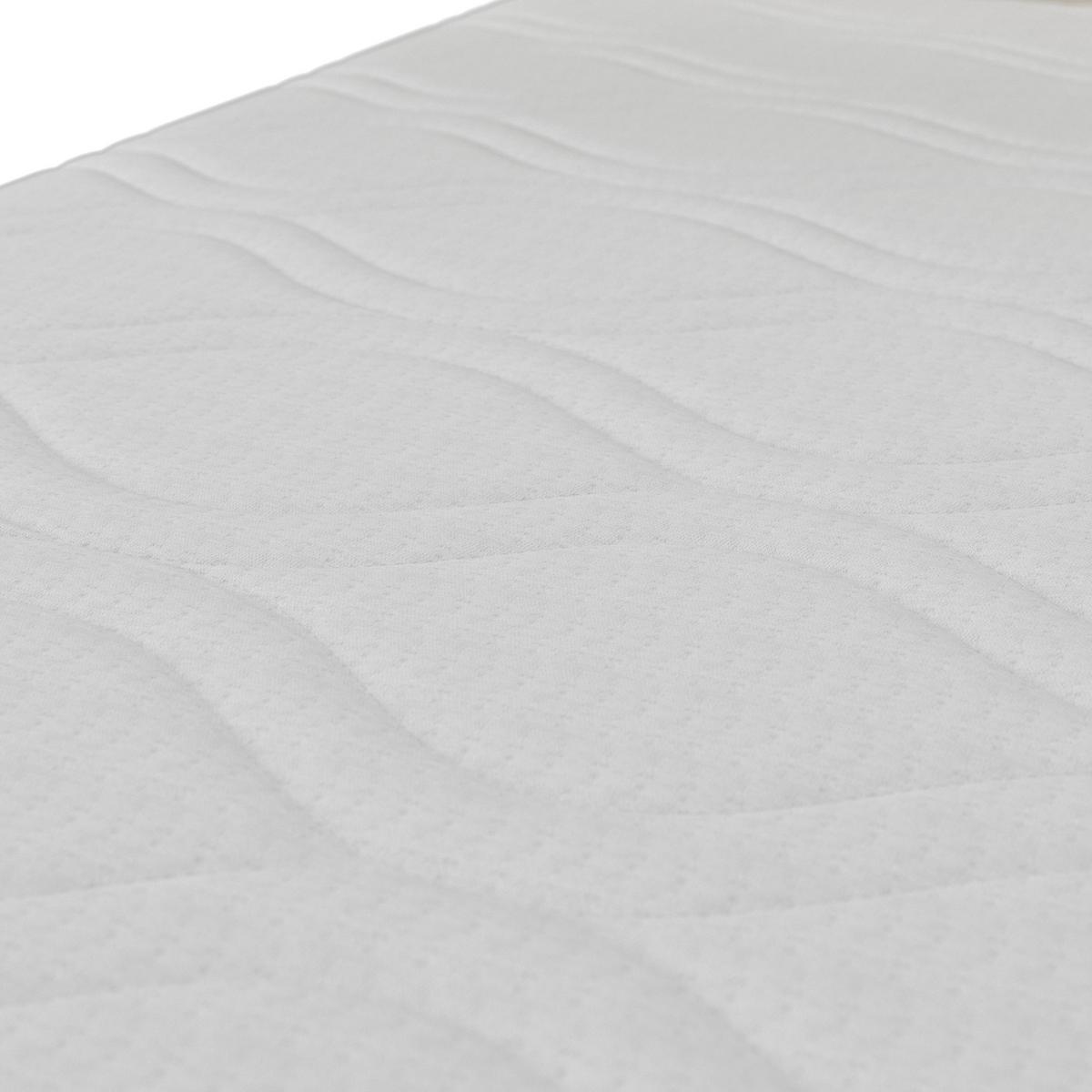 Boxbett Nevada ca. 160x200 cm Beige mit Topper - Beige/Schwarz, MODERN, Holz/Textil (160/200cm) - Bessagi Home