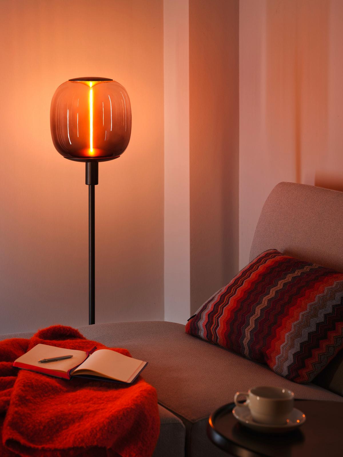 PODSTAWA LAMPY DECOR STICK FLOOR SHORT E27 DG - ciemnoszary, Basics, metal (26/78cm) - Ledvance