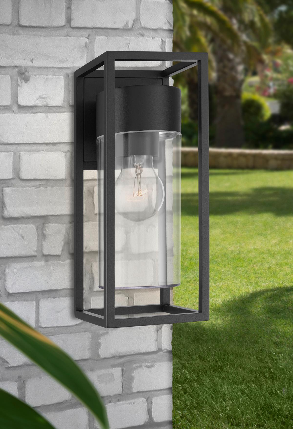 KINKIET ZEWNĘTRZNY FREE - czarny, Konventionell, metal (13.8/11/27cm) - Ambia Garden