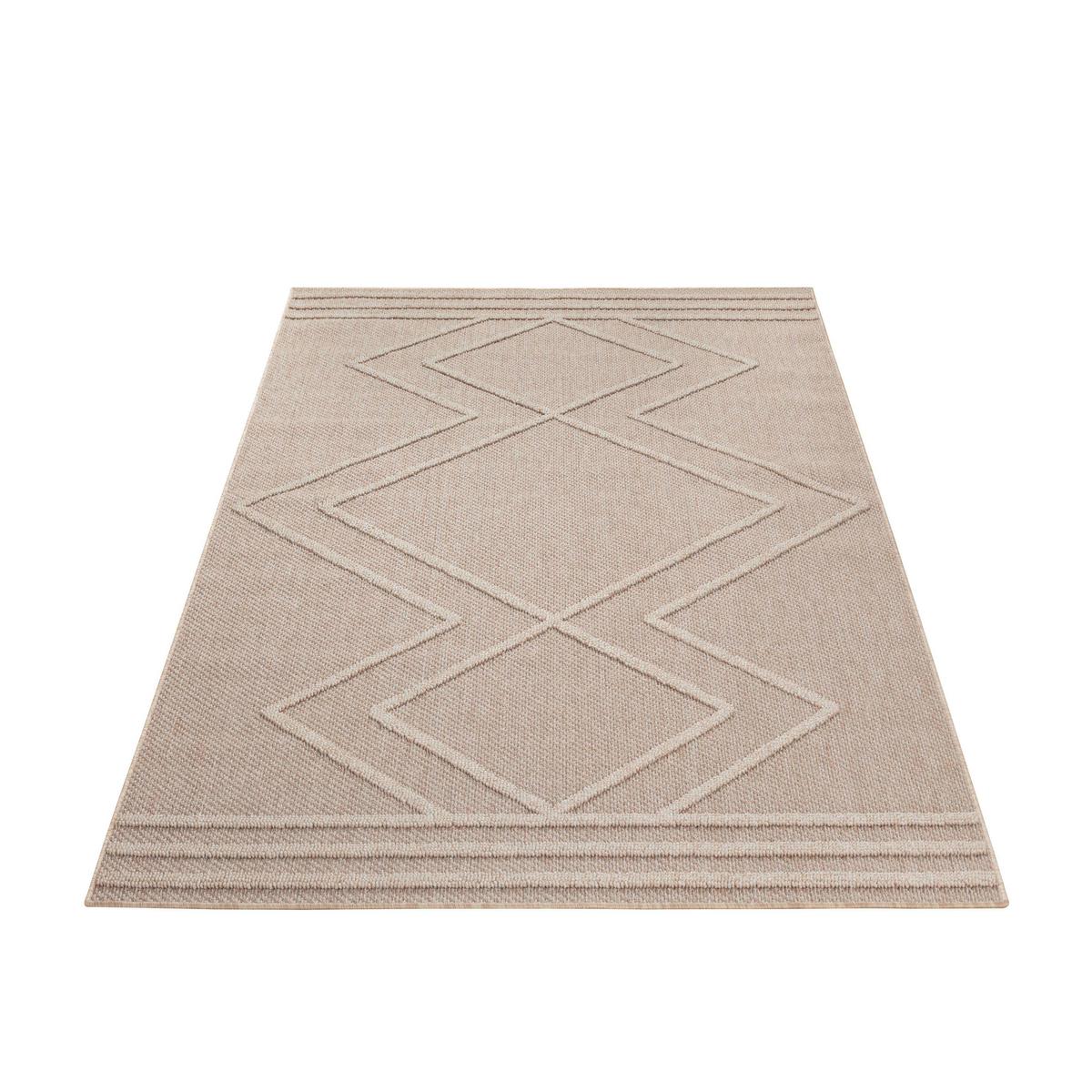 Outdoorteppich Patara Beige ca. 240x340cm - Beige, Design, Textil (240/340cm) - Novel