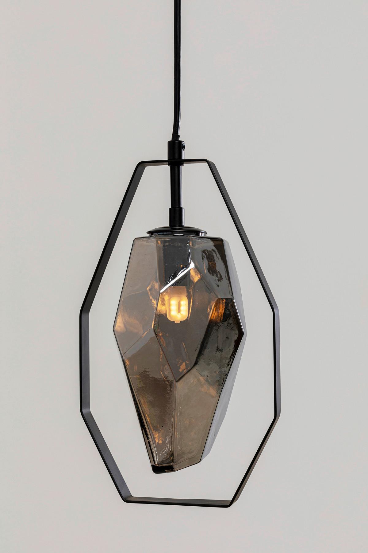 LAMPA WISZĄCA 55419 - Modern, metal/szkło (17/120/12cm) - Kare-Design