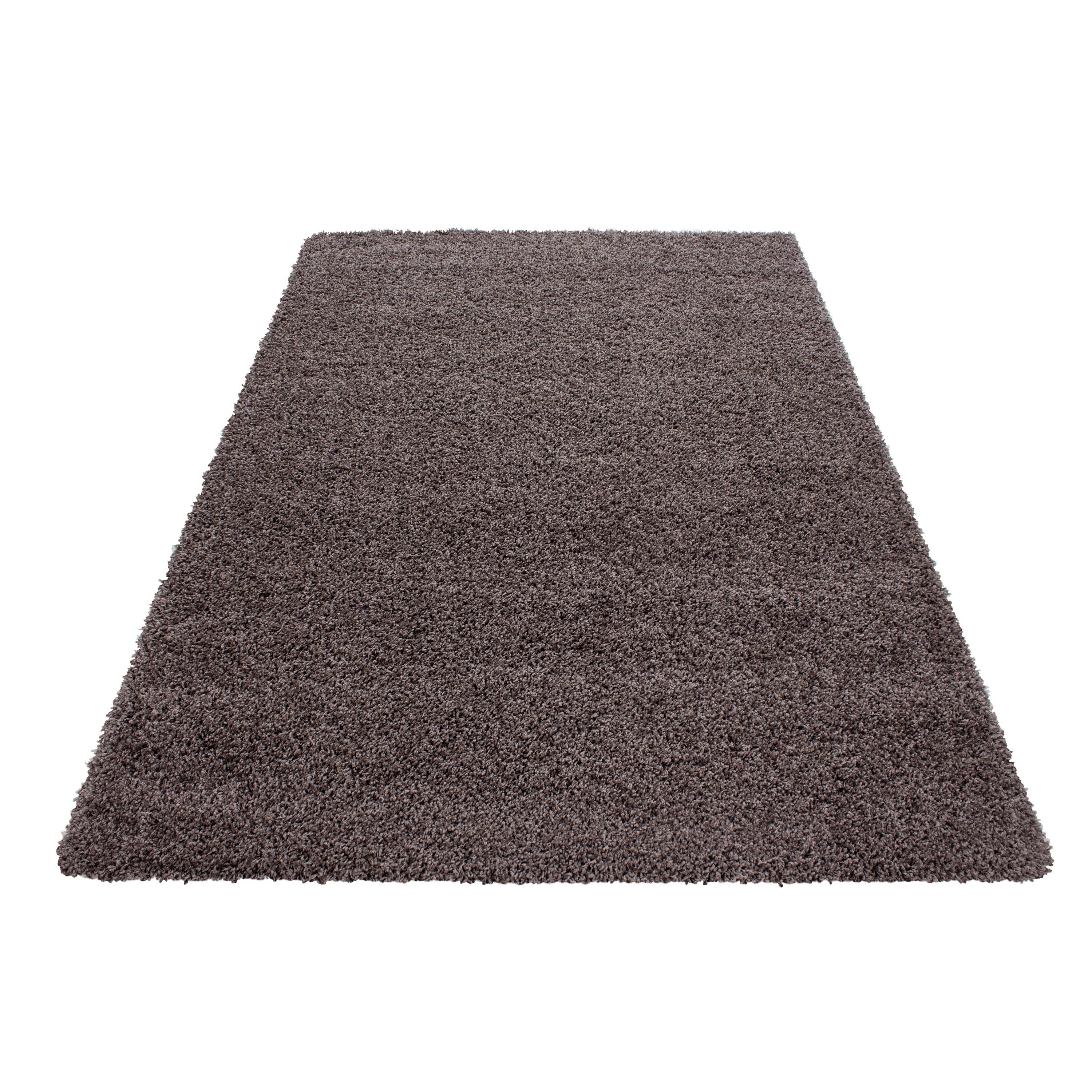 Hochflorteppich Dream Tuape ca. 80x150cm - Taupe, KONVENTIONELL, Textil (80/150cm) - Novel