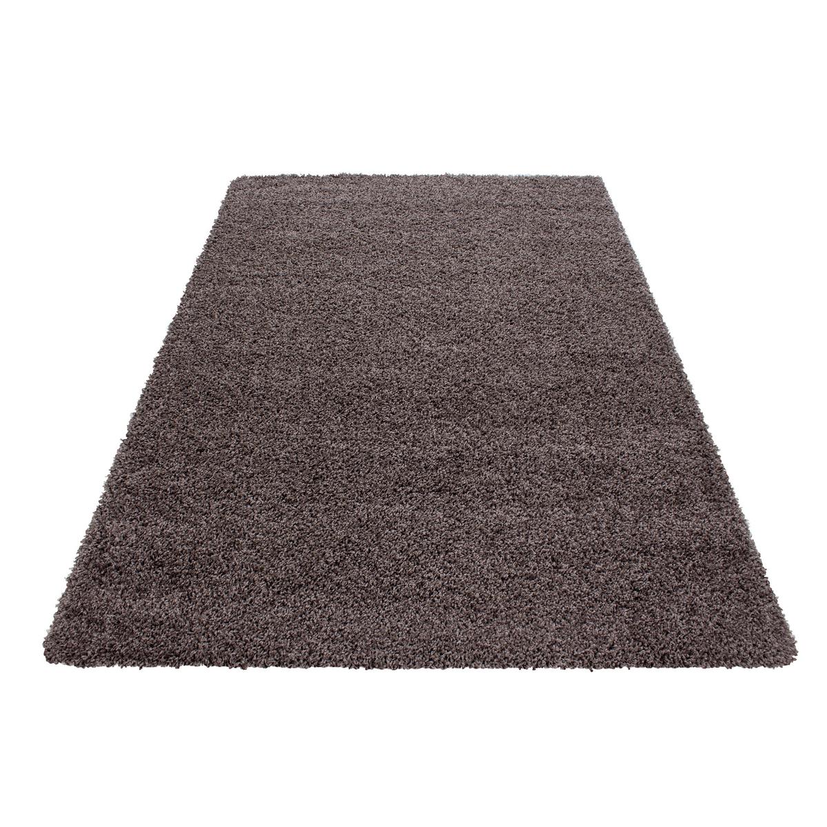 Hochflorteppich Life Taupe ca. 240x340cm - Taupe, KONVENTIONELL, Textil (240/340cm) - Novel