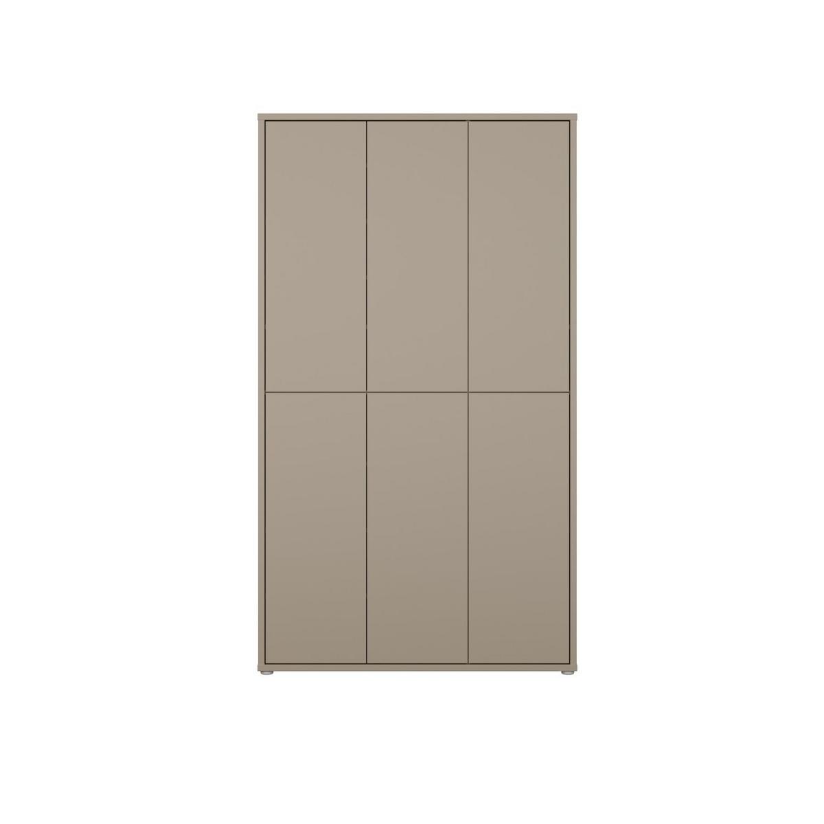 Ormar Za Cipele Alice Springs - boje škriljevca/taupe, Moderno, drvni materijal (109,2/191,9/34,9cm) - Modern Living
