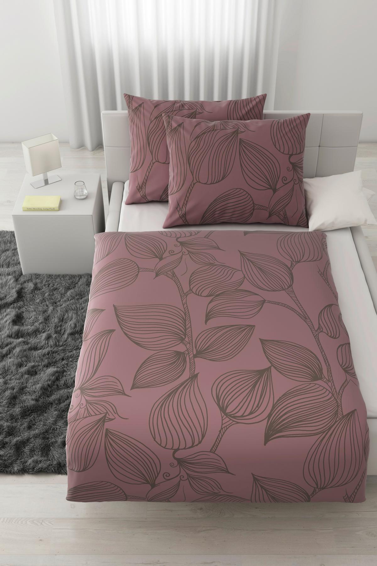 Posteljnina Green House - sivovijolična, tekstil (200/200cm) - Modern Living