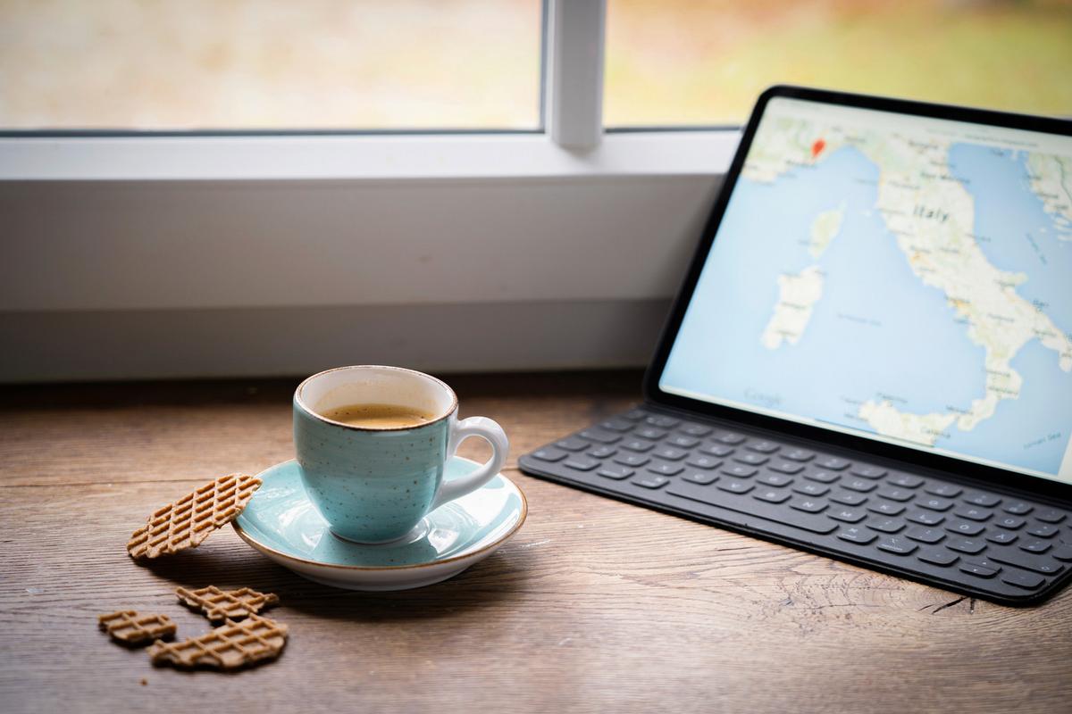 Kavni Servis Vintage Nature Aqua, 8-Delni - turkizna/bela, Basics, keramika - Creatable