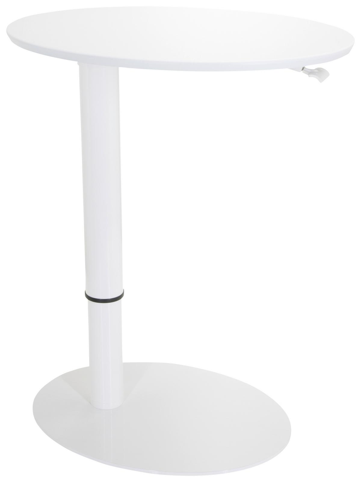 Dvižna Miza Stand Iii, Bela - bela, Basics, kovina/leseni material (90/50/64cm) - MID.YOU