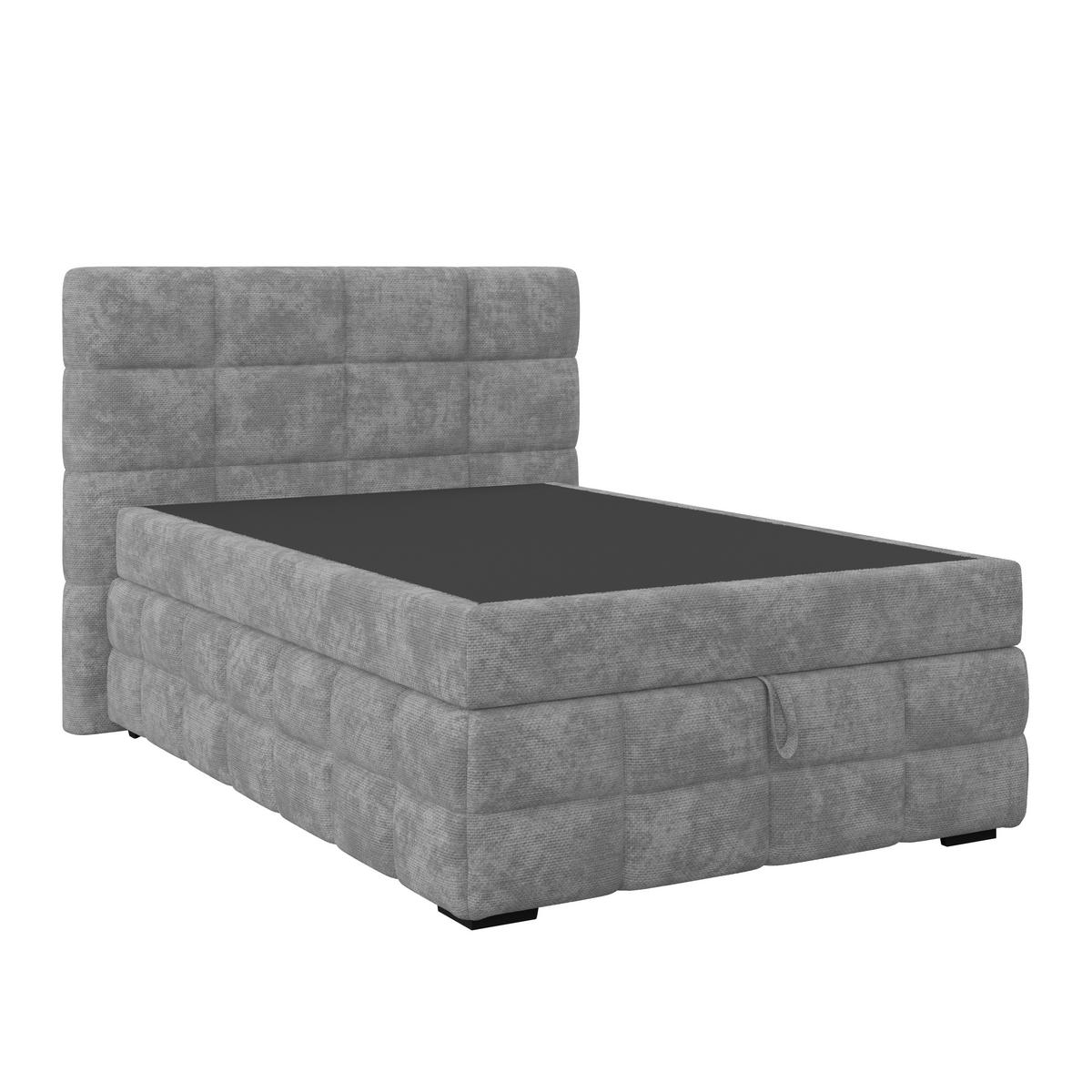 PAT BOX VEGA - verde/gri, Trend, lemn/textil (140/200cm) - Modern Living