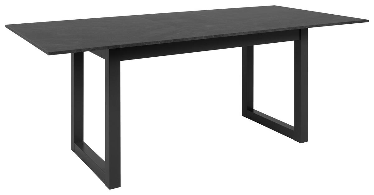 STÓŁ DO JADALNI AUSTIN 80A - antracytowy/kolor łupkowy, Design, materiał drewnopochodny (160/90/75cm) - MID.YOU