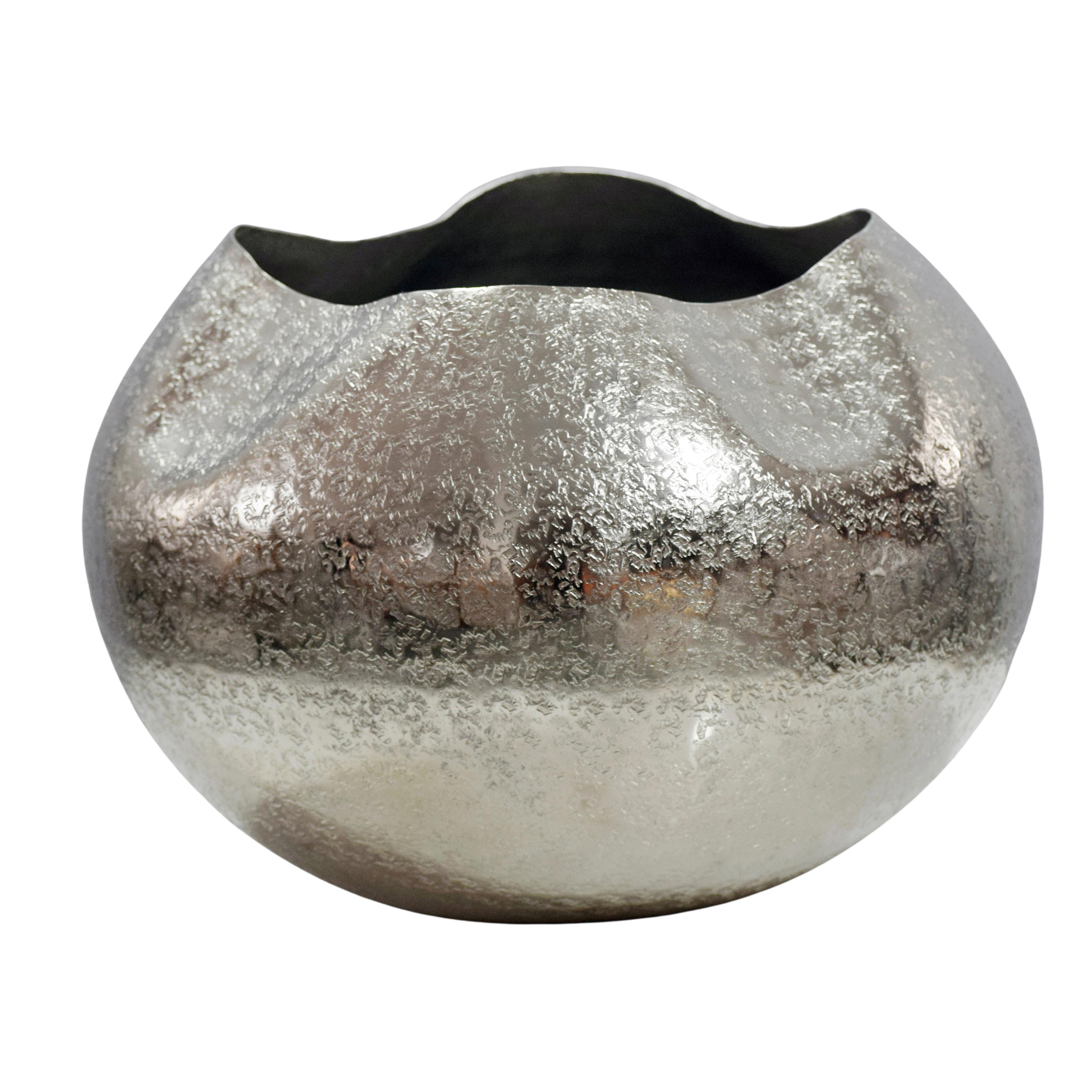 Vase Wl7.550 - Silberfarben, Design, Metall (30/21cm) - MID.YOU