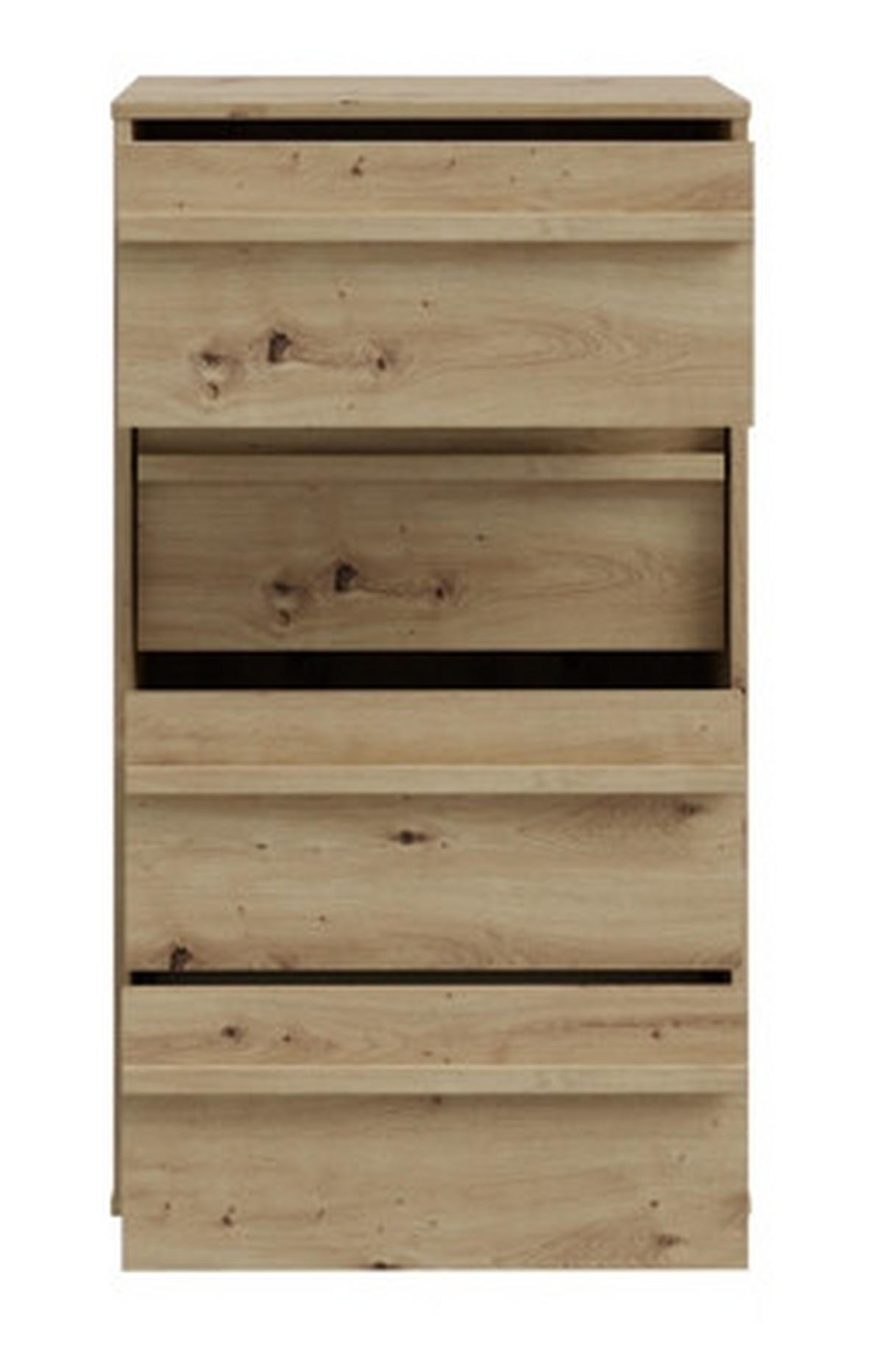 Comodă CLEO - stejar Artisan, Modern, material pe bază de lemn (53,4/94,4/42cm) - Modern Living