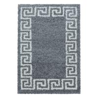 Hochflorteppich Hera Grau ca. 240x340cm - Grau, Design, Textil (240/340cm)