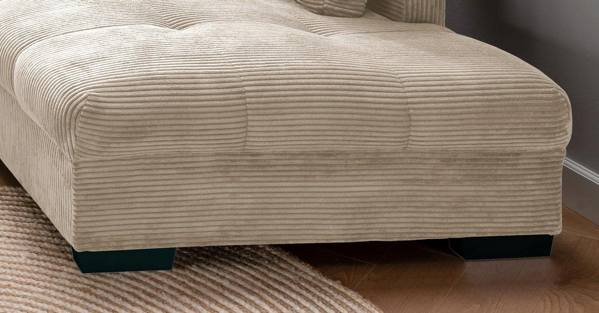 Colțar ALVITO - maro/bej, Design, textil (298/202cm) - MID.YOU