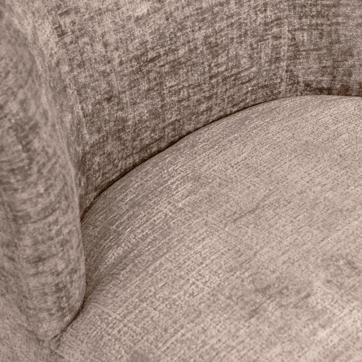 Cocktailsessel Atty Sandfarben - Sandfarben/Schwarz, Design, Kunststoff/Textil (74/75/65cm) - Livetastic