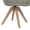 CHAISE ACCOUDOIRS JUANA - Beige/couleur naturelle, MODERN, textile/bois (61/93/65cm) - Bessagi Home