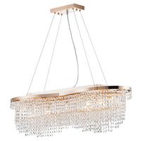 Kronleuchter Toils Goldfarben max. 60 Watt - Goldfarben, Trend, Glas/Metall (93,3/28/24cm) - MAYTONI