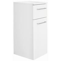 SZAFKA DOLNA CARINA 316 - biały wysoki połysk/biały, Konventionell, materiał drewnopochodny/szkło (30/72/33cm) - Carryhome