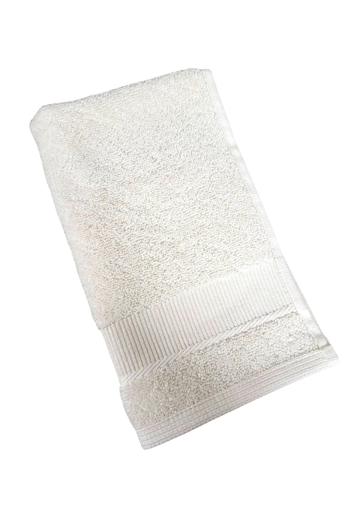 Prosop Ella, cca. 30x50cm - alb, Basics, textil (30/50cm)