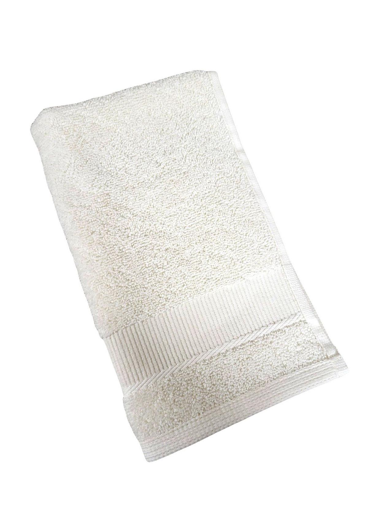 Prosop Ella, cca. 30x50cm - alb, Basics, textil (30/50cm)