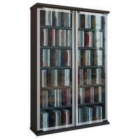 Regal Galerie, Črna, 60 Cm - črna, Konvencionalno, steklo/leseni material (60/92/18cm) - MID.YOU