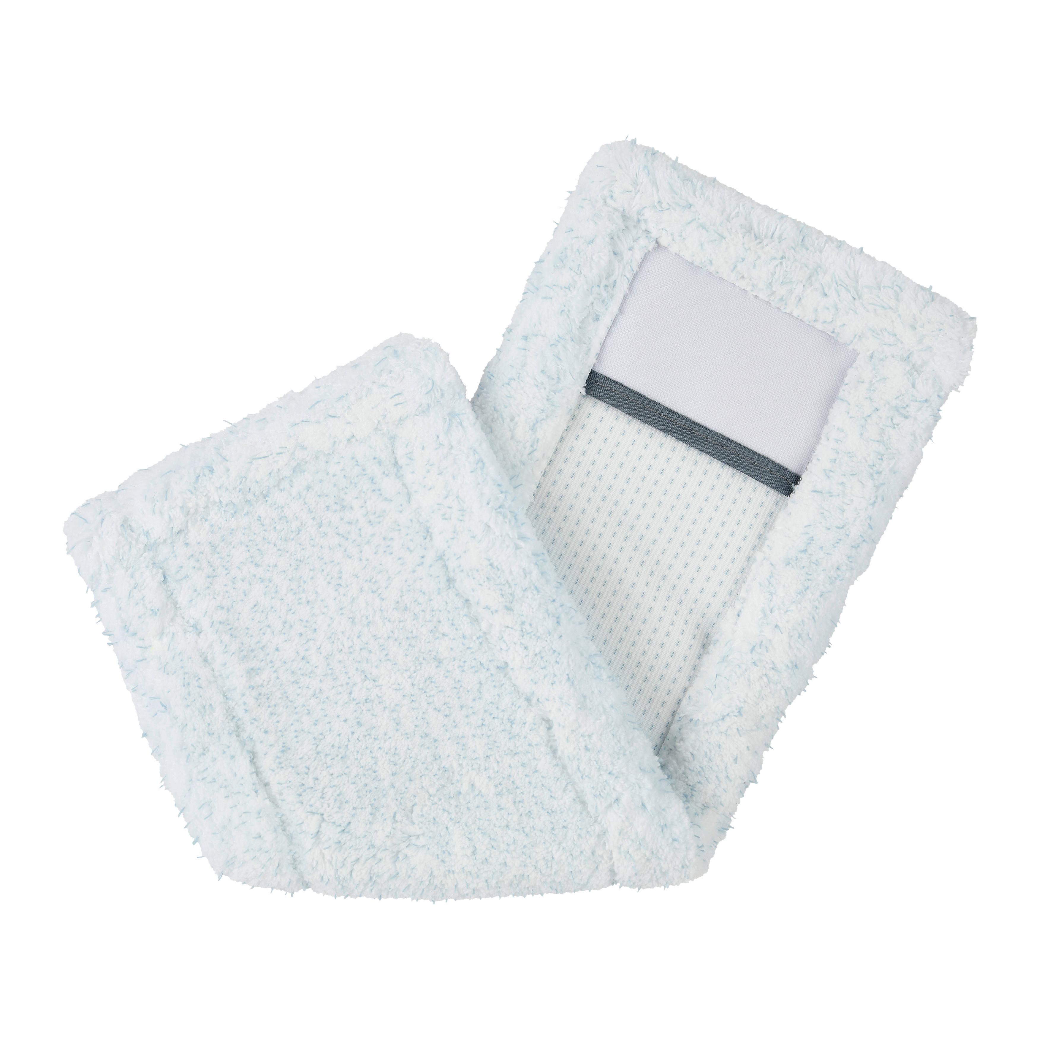 Wischbezug Paula Weiß/Türkis - Türkis/Weiß, KONVENTIONELL, Textil (17/4/27cm) - Mömax