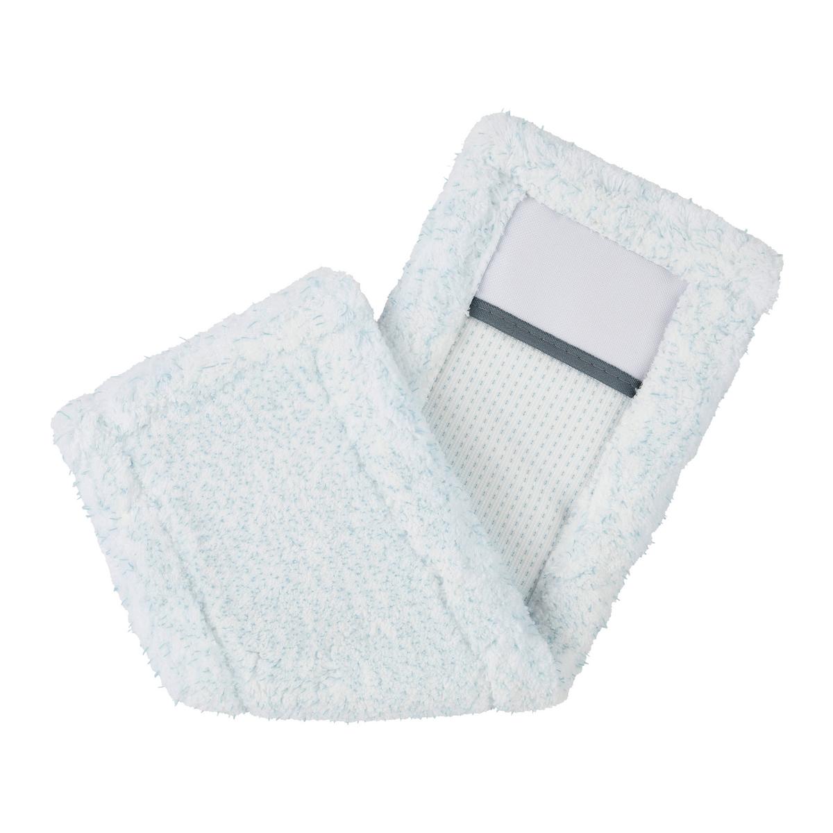 Wischbezug Paula Weiß/Türkis - Türkis/Weiß, KONVENTIONELL, Textil (17/4/27cm) - Mömax