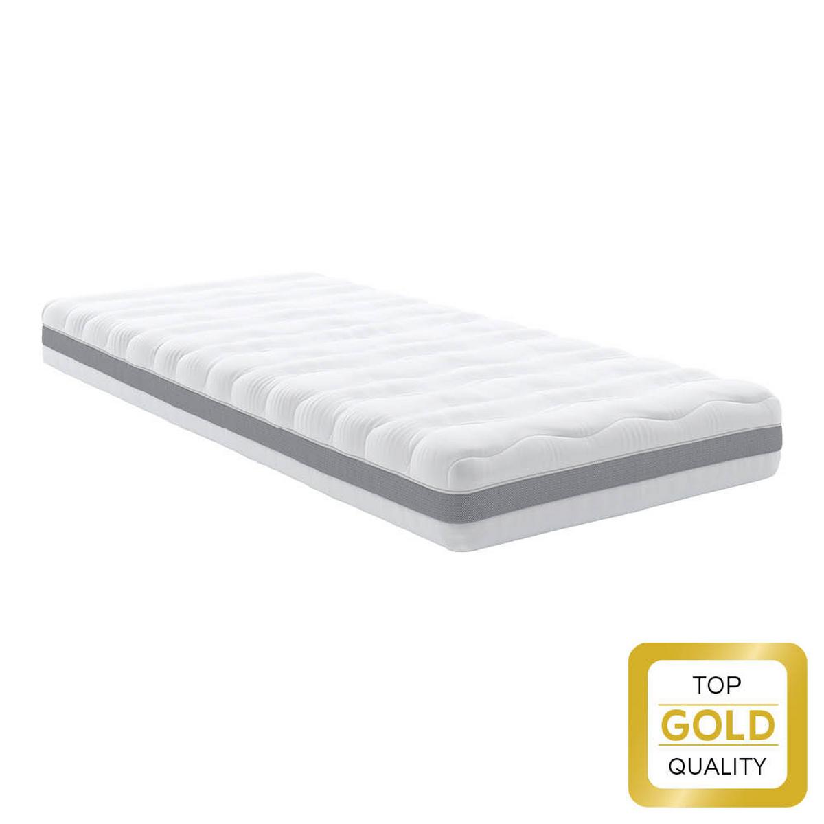 Taschenfederkernmatratze Active 500 ca. 90x200cm - Weiss, Konventionell, Textil (90/200cm) - Premium Living