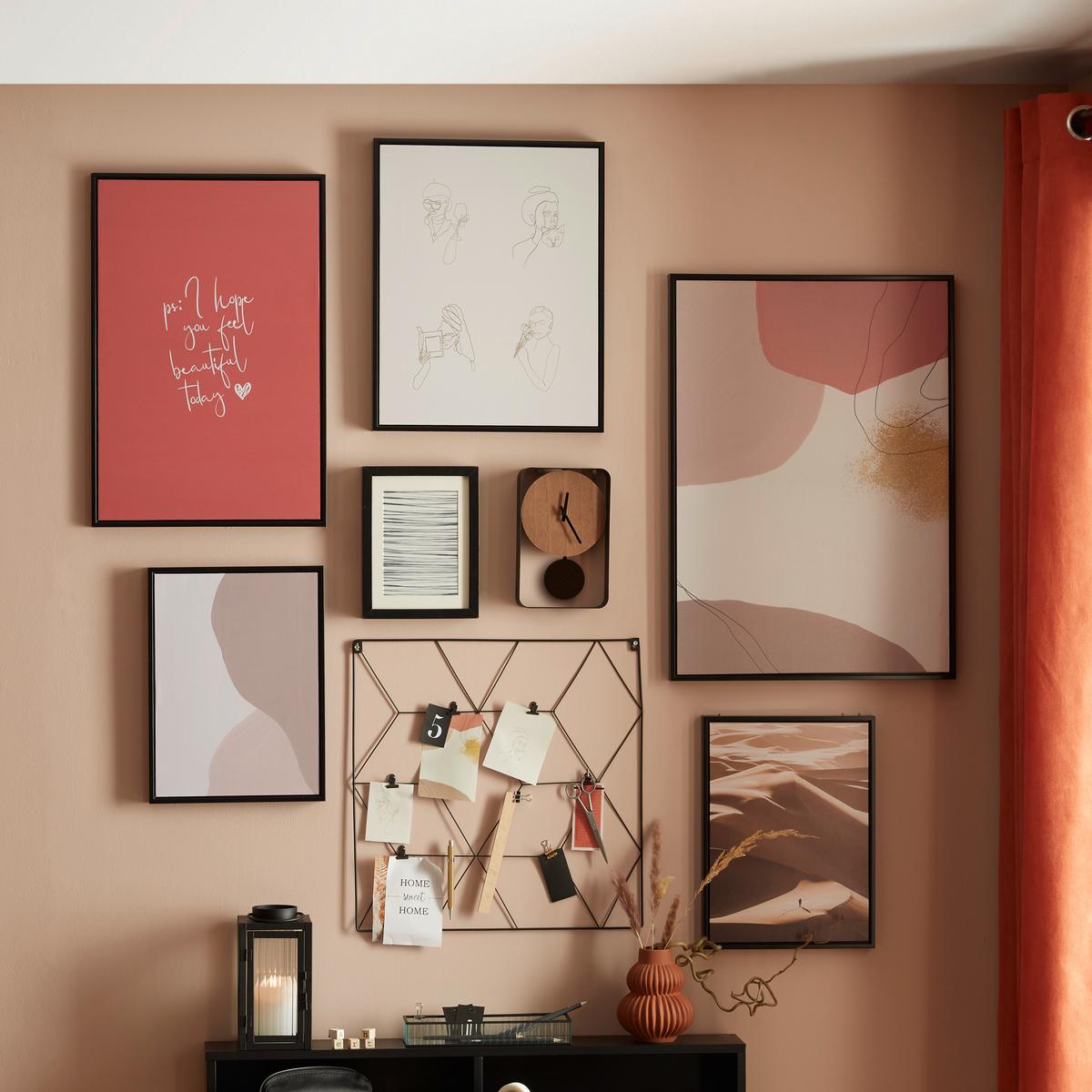 Íróasztal Fekete Színben Percy - fekete, Modern, faalapú anyag/fém (91/50/87cm) - Based