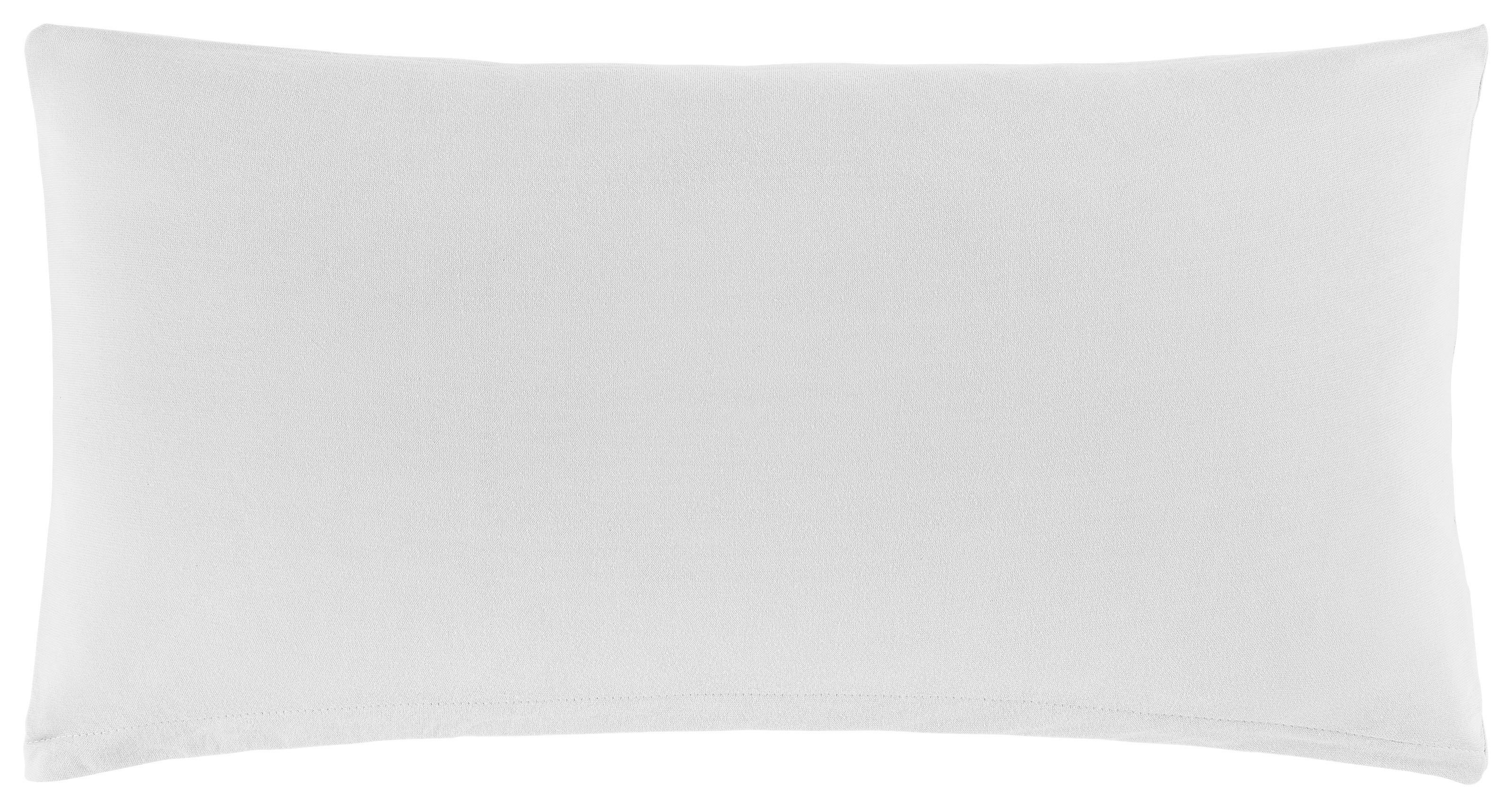 Kissenhüllen-Set Basic 2 Stk. Weiß ca. 40x80cm - Weiß, MODERN, Textil (40/80cm) - Modern Living
